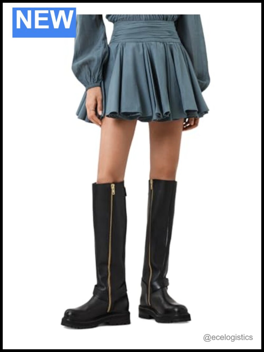 Tulip Skirt 52% Cotton 48% Modal Mini Skirt Zipper All Seasons